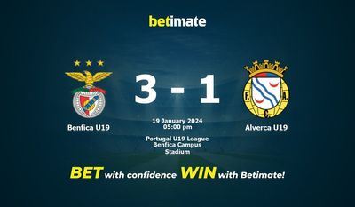 Benfica U19 vs Alverca U19 预测、赔率和投注技巧 01/19/2024