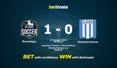Berazategui vs Victoriano Arenas Prediction, Odds & Betting Tips 10/14/2024