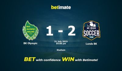 BK Olympic vs Lunds BK Prediction, Odds & Betting Tips 07/31/2023