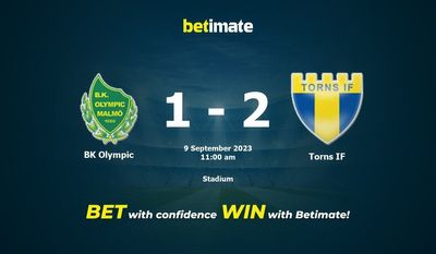 BK Olympic vs Torns IF Prediction, Odds & Betting Tips 09/09/2023