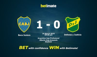 Boca Juniors vs Defensa y Justicia Prediction, Odds & Betting Tips 03/16/2025