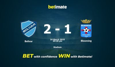 Bolivar vs Blooming Prediction, Odds & Betting Tips 03/16/2025