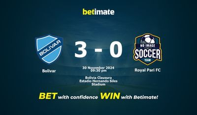 Pronostici, quote e suggerimenti per le scommesse Bolivar vs Royal Pari FC 30/11/2024