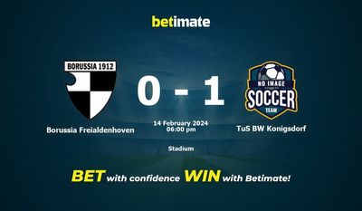 Borussia Freialdenhoven vs TuS BW Konigsdorf التوقعات، الصعاب ونصائح الرهان 14/02/2024