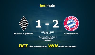 Pronóstico, cuotas y consejos de apuestas Borussia M'gladbach vs Bayern Munich 01/11/2025