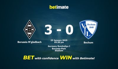 Pronóstico, cuotas y consejos de apuestas Borussia M'gladbach vs Bochum 25/01/2025