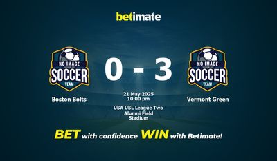 Boston Bolts vs Vermont Green Prediction, Odds & Betting Tips 05/21/2025