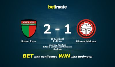 Boston River vs Miramar Misiones Prediction, Odds & Betting Tips 04/27/2025