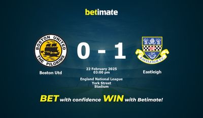 Boston Utd vs Eastleigh Prediction, Odds & Betting Tips 02/22/2025