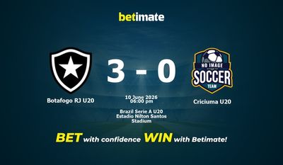 Botafogo RJ U20 vs Criciuma U20 Prediction, Odds & Betting Tips 06/10/2026