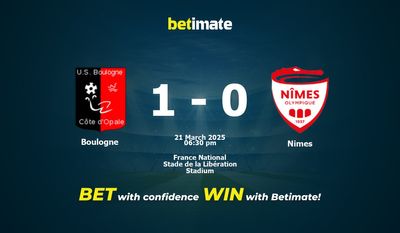 Boulogne vs Nimes Prediction, Odds & Betting Tips 03/21/2025
