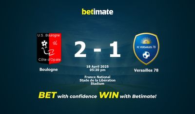 Boulogne vs Versailles 78 Prediction, Odds & Betting Tips 04/18/2025