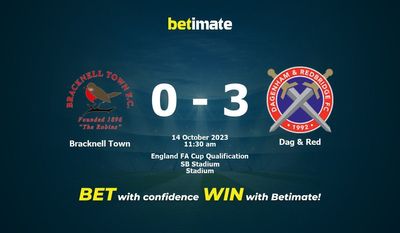 Bracknell Town vs Dag & Red Prediction, Odds & Betting Tips 10/14/2023