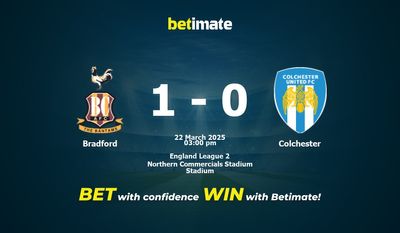 Bradford vs Colchester Prediction, Odds & Betting Tips 03/22/2025