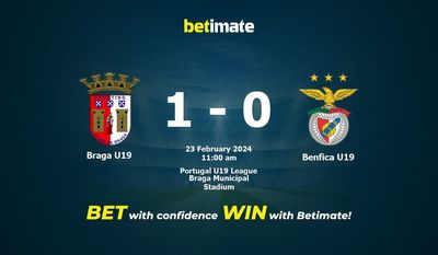 Braga U19 vs Benfica U19 预测、赔率和投注技巧 02/23/2024