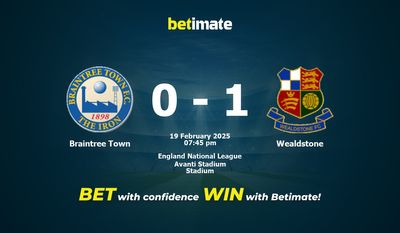 Braintree Town vs Wealdstone Prognoza, kursy i porady bukmacherskie 19.02.2025