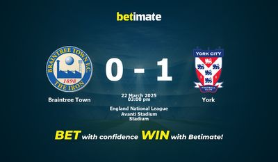 Braintree Town vs York Prediction, Odds & Betting Tips 03/22/2025