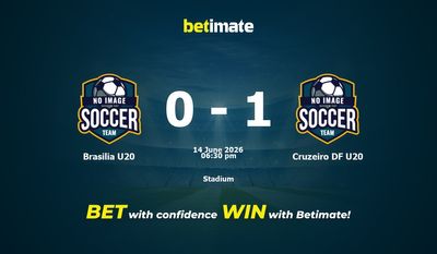 Brasilia U20 vs Cruzeiro DF U20 Prediction, Odds & Betting Tips 06/14/2026