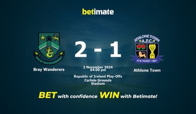 Dự đoán Bray Wanderers vs Athlone Town, Tỷ lệ cược & Mẹo cá cược 11/02/2024