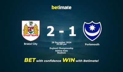 Bristol City vs Portsmouth Pronostici, quote e consigli sulle scommesse 29/12/2024