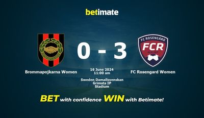 Brommapojkarna Women vs FC Rosengard Women Prediction, Odds & Betting Tips 06/16/2024
