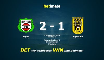 Soi kèo Bryne vs Egersund, tỷ lệ và tip cá cược 02/11/2024
