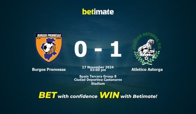 Burgos Promesas vs Atletico Astorga Prediction, Odds & Betting Tips 11/17/2024