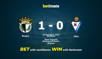 Burgos vs Eibar Prediction, Odds & Betting Tips 11/23/2024