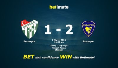Bursaspor vs Bucaspor 预测、赔率和投注技巧 03/02/2024