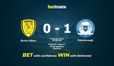 Burton Albion vs Peterborough التوقعات، الصعاب ونصائح الرهان 09/03/2024
