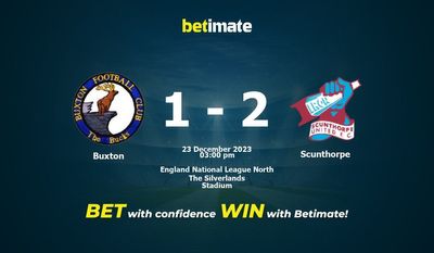 Buxton vs Scunthorpe التوقعات، الصعاب ونصائح الرهان 23/12/2023