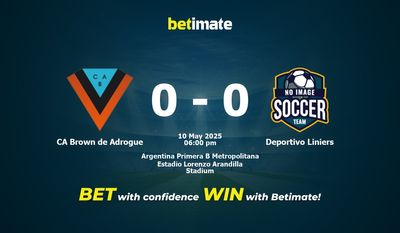 CA Brown de Adrogue vs Deportivo Liniers Prediction, Odds & Betting Tips 05/10/2025