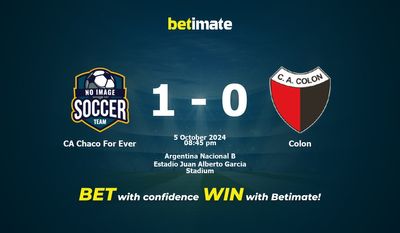 CA Chaco For Ever vs. Colon – Vorhersage, Quoten und Wetttipps, 05.10.2024