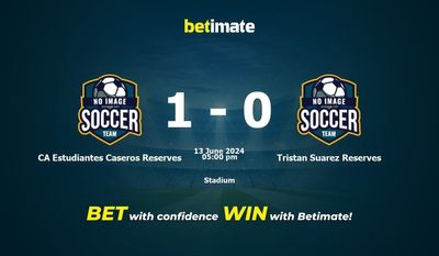 CA Estudiantes Caseros Reserves vs Tristan Suarez Reserves Prediction, Odds & Betting Tips 06/13/2024
