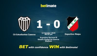CA Estudiantes Caseros vs Deportivo Maipu Prediction, Odds & Betting Tips 10/12/2025