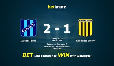 CA San Telmo vs Almirante Brown Prediction, Odds & Betting Tips 05/03/2025