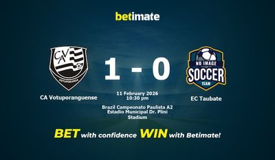 CA Votuporanguense vs EC Taubate Prediction, Odds & Betting Tips 02/11/2026