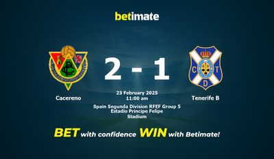 Cacereno vs Tenerife B Prediction, Odds & Betting Tips 02/23/2025