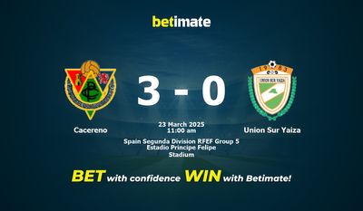 Cacereno vs Union Sur Yaiza Prediction, Odds & Betting Tips 03/23/2025