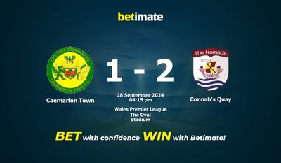 Caernarfon Town vs Connah's Quay Prediction, Odds & Betting Tips 09/28/2024