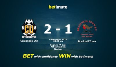 Cambridge Utd vs Bracknell Town Prediction, Odds & Betting Tips 11/04/2023