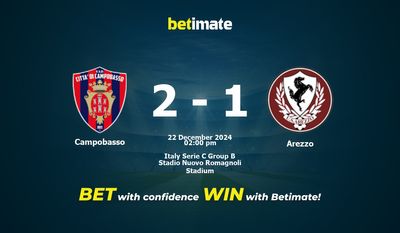 Campobasso vs. Arezzo – Vorhersage, Quoten und Wetttipps 22.12.2024