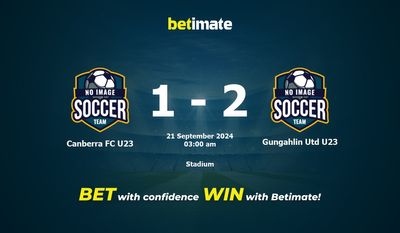 Canberra FC U23 vs Gungahlin Utd U23 Prediction, Odds & Betting Tips 09/21/2024