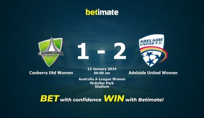 Canberra Utd Women vs Adelaide United Women 预测、赔率和投注技巧 01/13/2024
