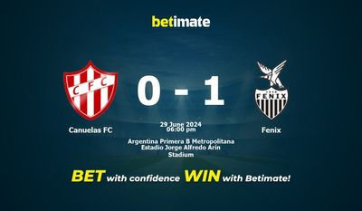 Canuelas FC vs Fenix Prediction, Odds & Betting Tips 06/29/2024