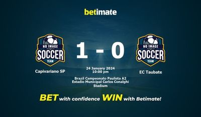 Capivariano SP vs EC Taubate 预测、赔率和投注技巧 01/24/2024