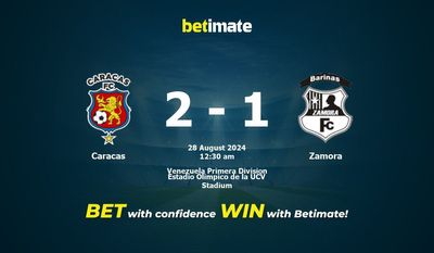 Caracas vs Zamora Prediction, Odds & Betting Tips 08/28/2024