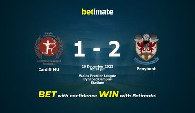 Cardiff MU vs Penybont 预测、赔率和投注技巧 12/26/2023