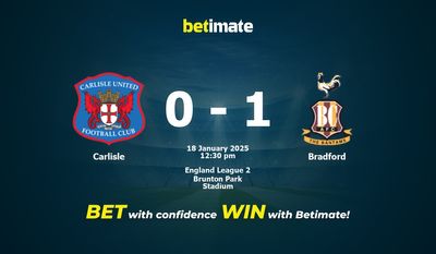 Carlisle vs Bradford Prediction, Odds & Betting Tips 01/18/2025