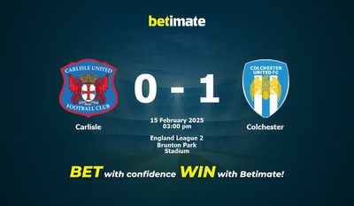 Carlisle vs Colchester Prediction, Odds & Betting Tips 02/15/2025